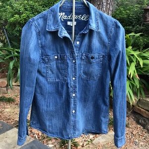 Madewell Denim Long Sleeved Shirt